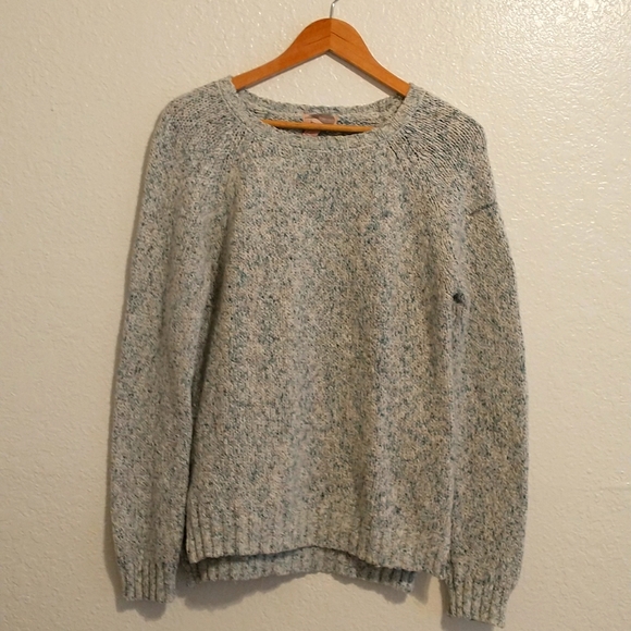 Forever 21 Contemporary Collection Speckled Blue & Gray Sweater Size L - Picture 1 of 5
